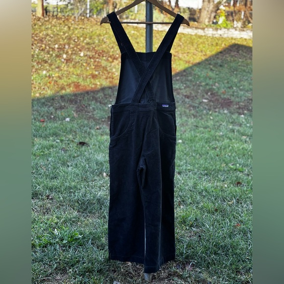 Patagonia Stand Up Cropped Corduroy Women’s Overalls Black Size 6 - Picture 6 of 13
